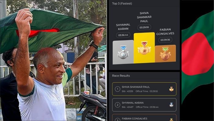 কলকাতা ম্যারাথন জিতলেন বাংলাদেশি শিবশঙ্কর
